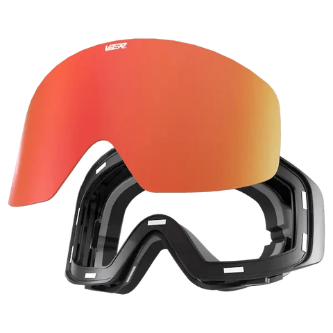 Magnetic exchangeable lenses ski goggles