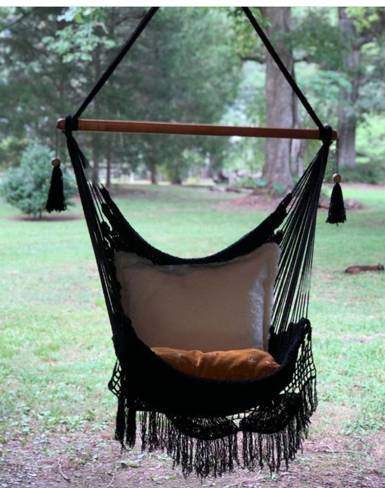 black hammock swing