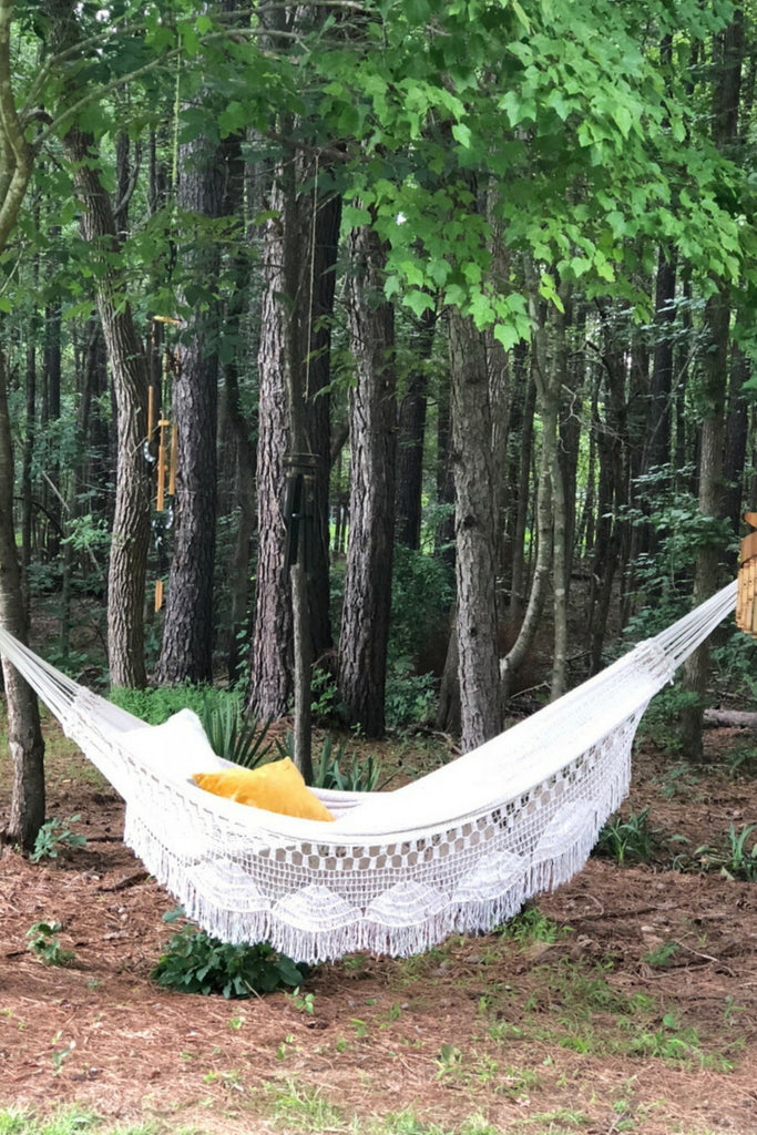 Macrame hammock