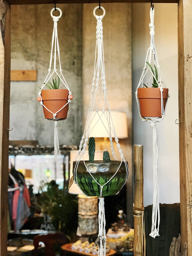 macrame hangers