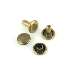 24 MEDIUM RIVETS 8MM Antique - Fabric Bash