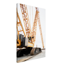 Load image into Gallery viewer, Man On A Crane - Canvas Print