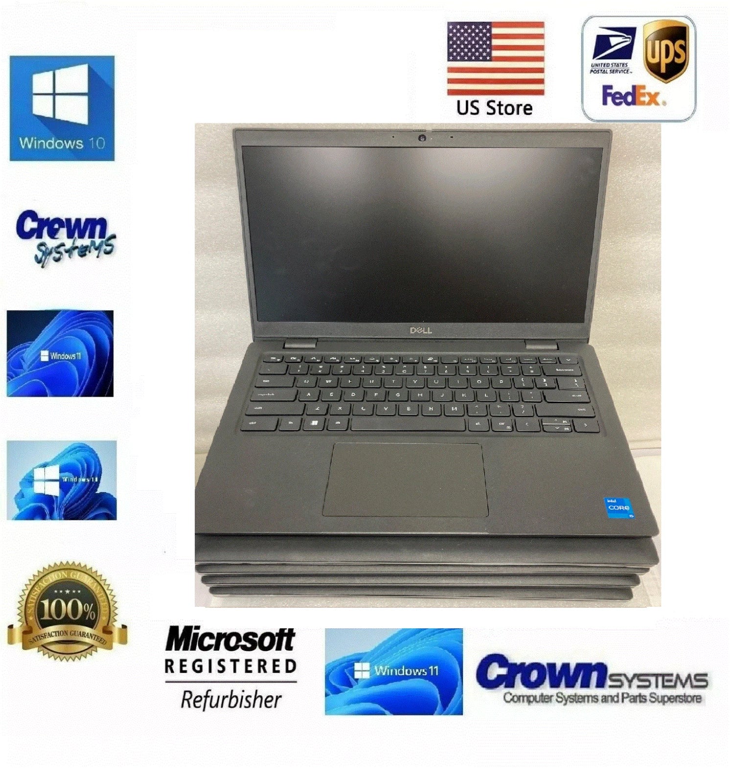 Dell Latitude 3420 Laptop 14" FHD Core i5-1145G7 11th Gen 16GB 256GB SSD Win 11 Pro