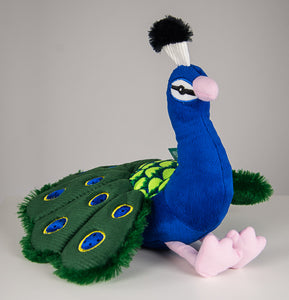 peacock stuffed toy