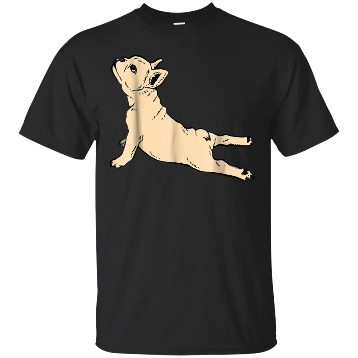 French Bulldog Yoga T-shirt - Funny Frenchie Dog Lover Tee