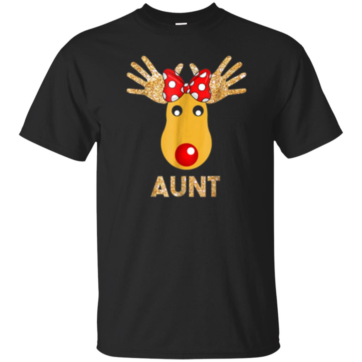 Aunt Deer Funny Matching Family Christmas T Shirt