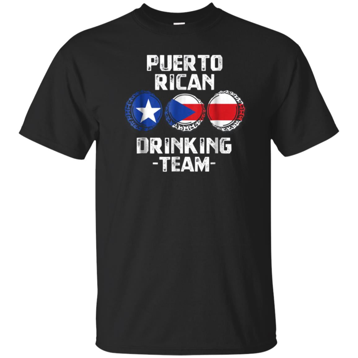 Puerto Rican Beer Drinking Team Flag Party Gift Tshirt