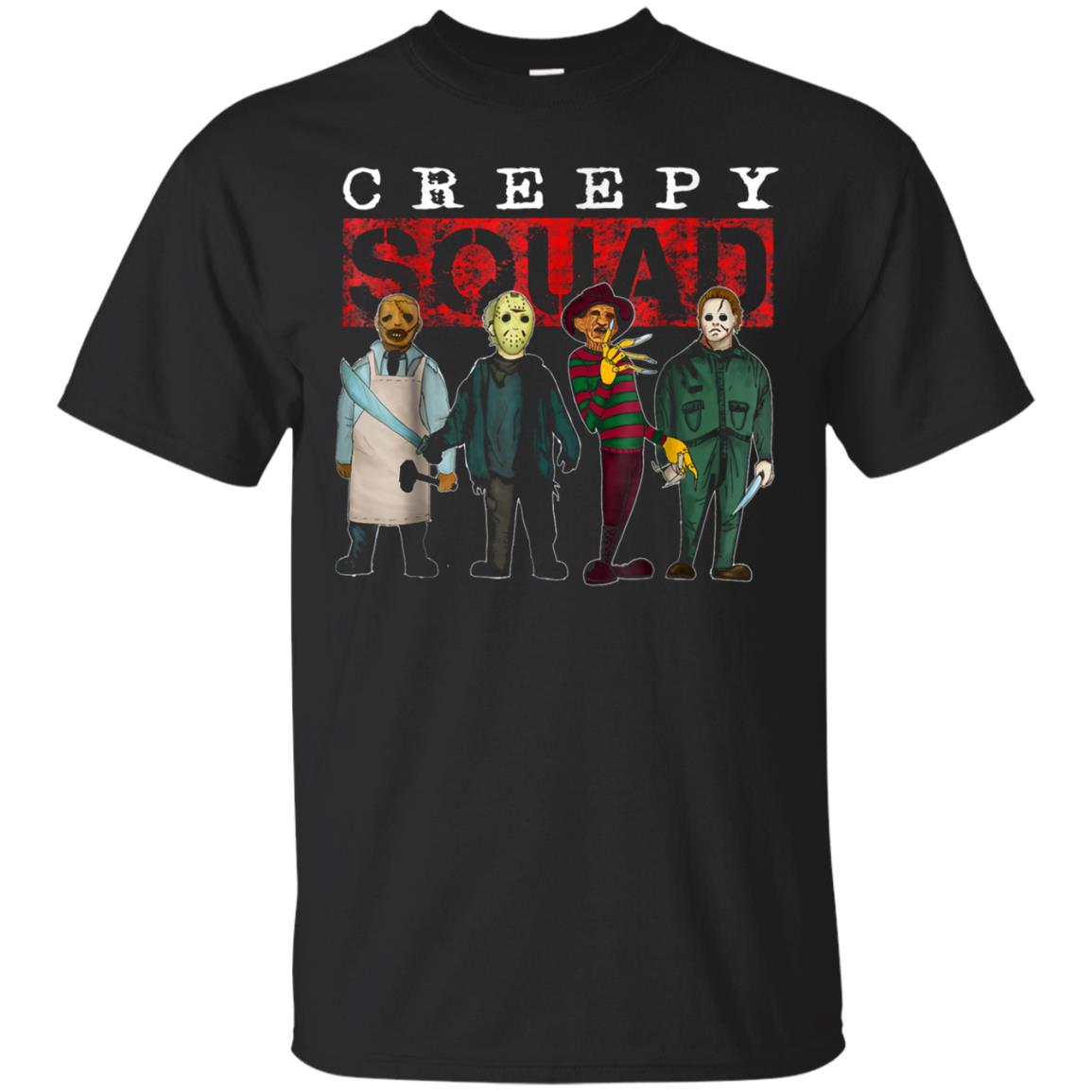 Creepy Squad T-shirt - Horror Halloween 2018 Costume Gift