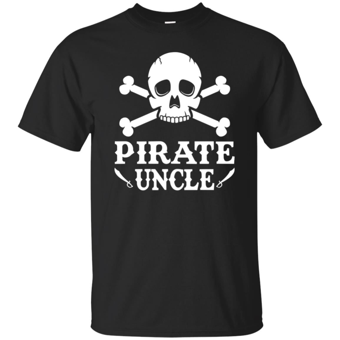 Pirate Uncle T-shirt Halloween Skull And Crossbones