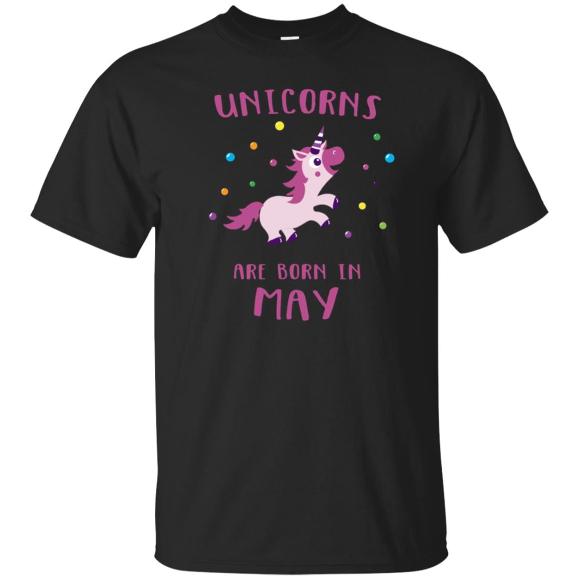 Unicorns Are Born In May Birthday T-shirt Unicorn Tee