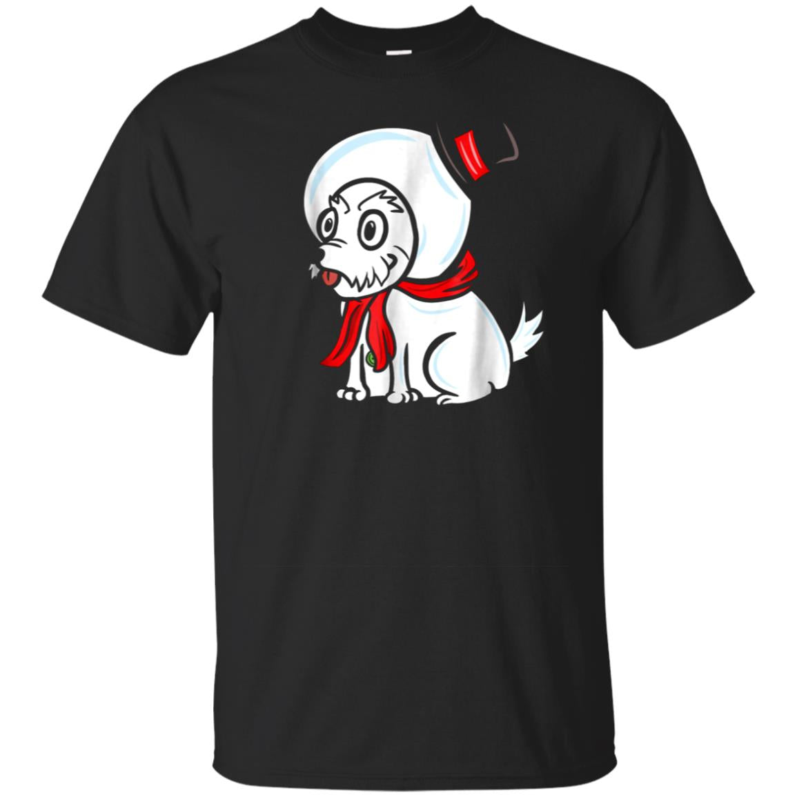 Westie Cute Snowman Costume Christmas Dog T Shirt