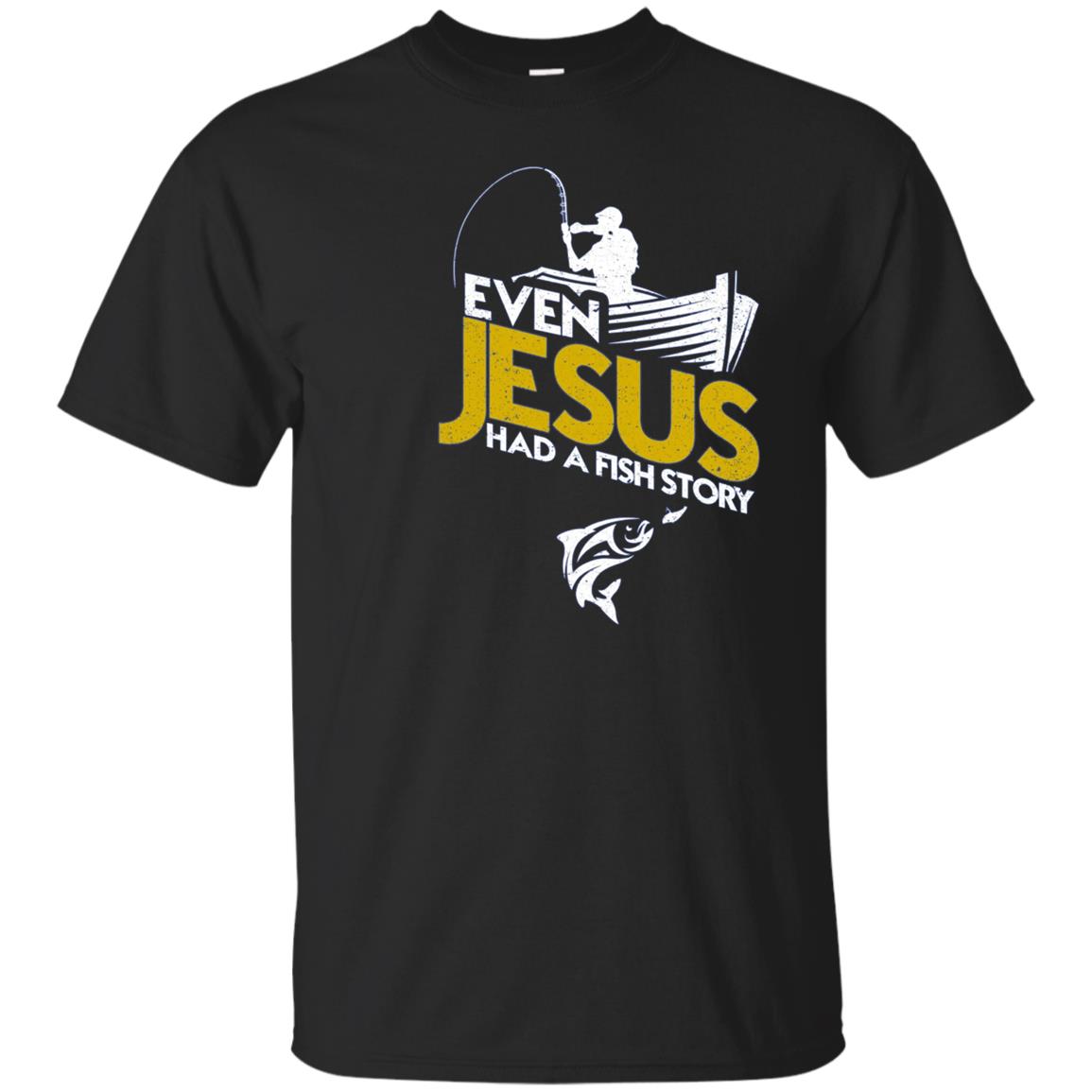 Even Jesus Had A Fish Reel Fisher Christian Long T-shirt