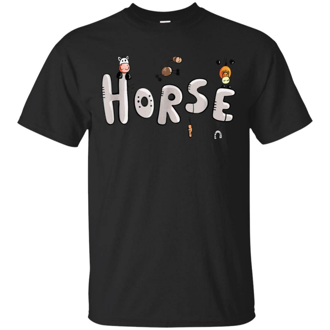 Cool Horse Shirt I Comic Style Horses T-shirt I Horse Lover