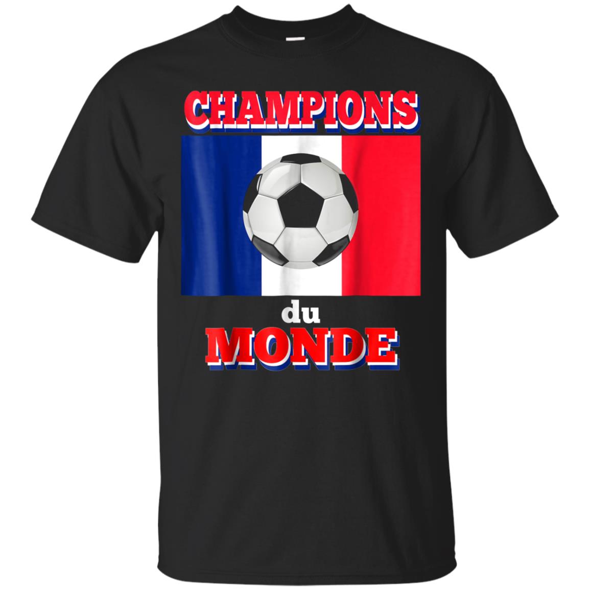 2018 France Soccer World Champions Champions Du Monde Shirt
