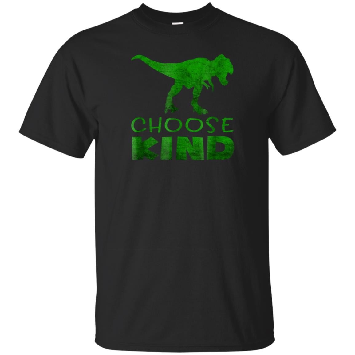 Choose Kind Anti-bullying T-shirt Girl Boy Dinosaur T-shirt