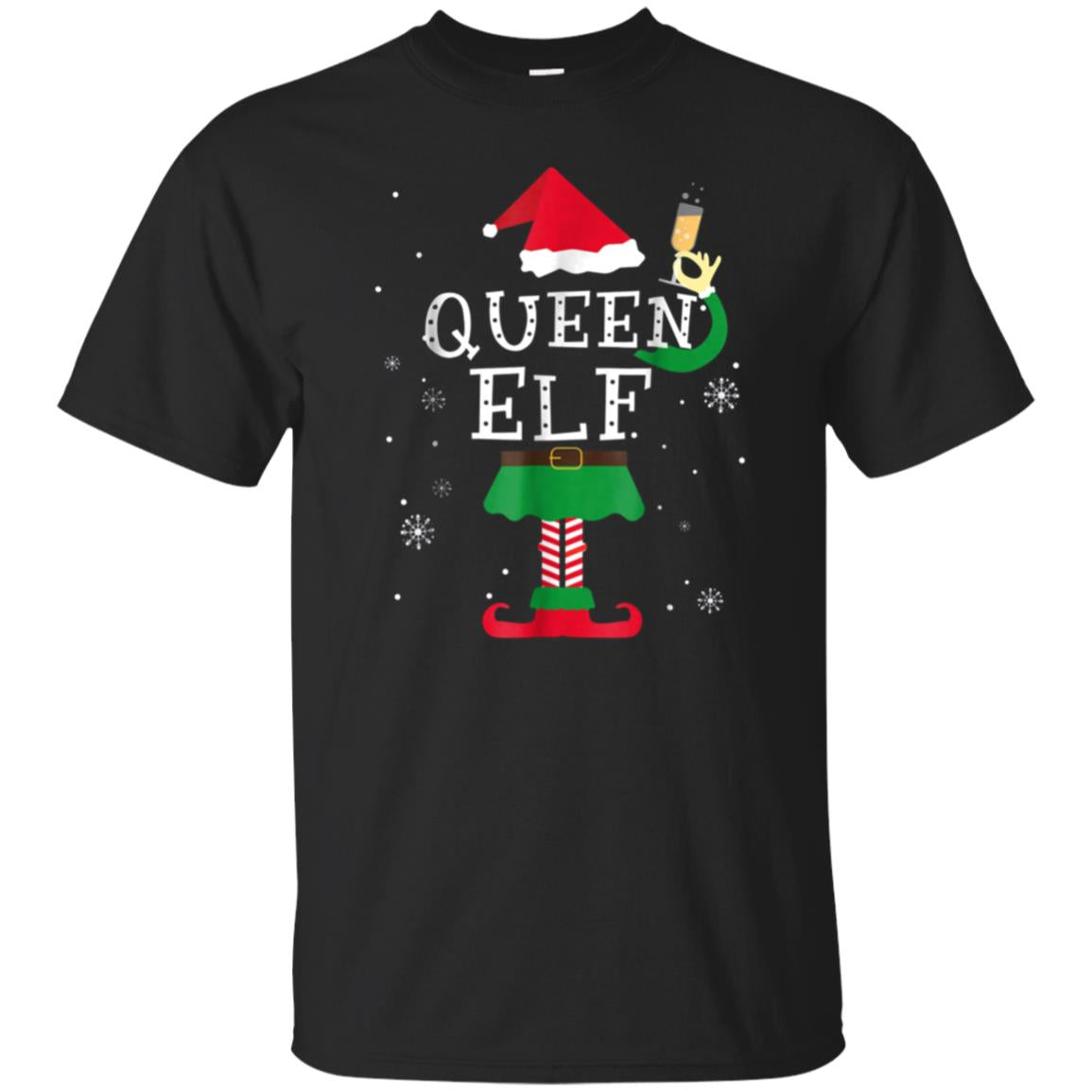 Queen Elf Matching Family Christmas T-shirt Pajamas Elves