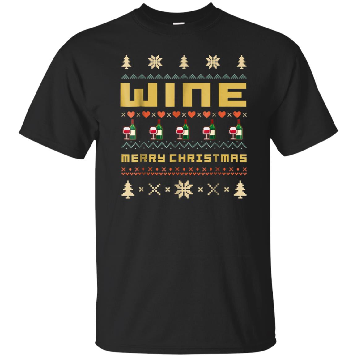 Merry Christmas Wine Funny T-shirt Gift For Special Days