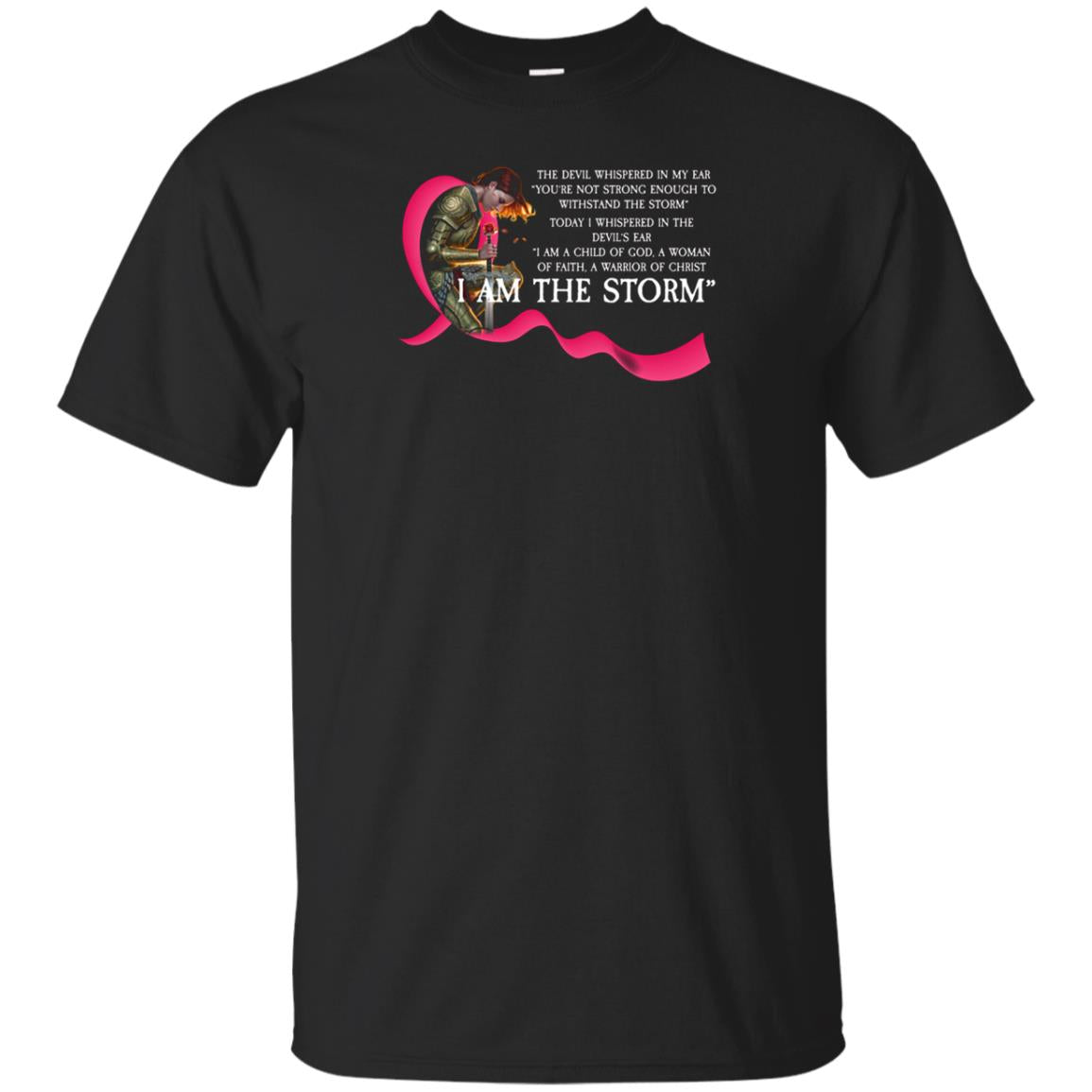 I Am The Storm - Breast Cancer Warrior T-shirt