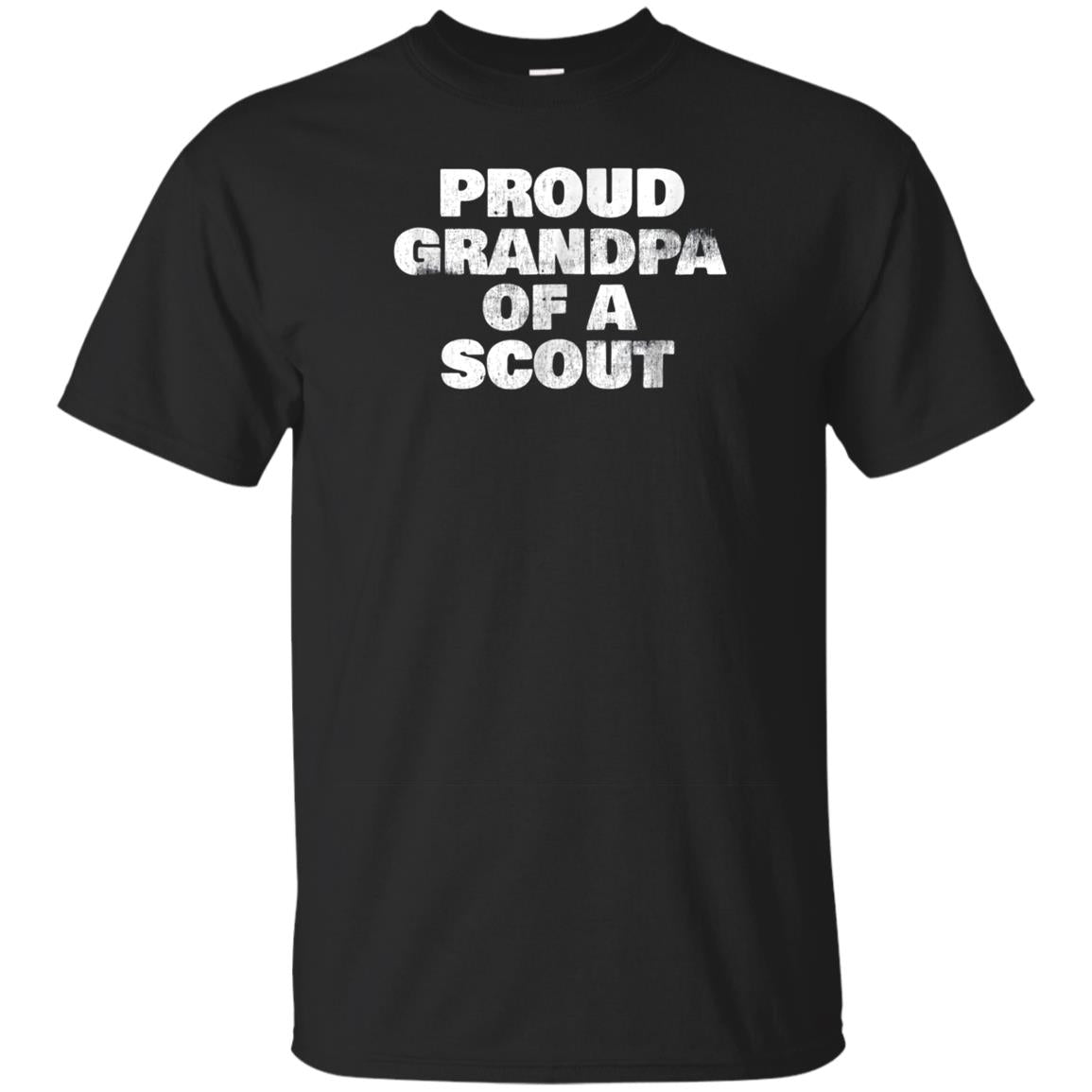 Proud Grandpa Of A Scout Fun Camp Gift T Shirt