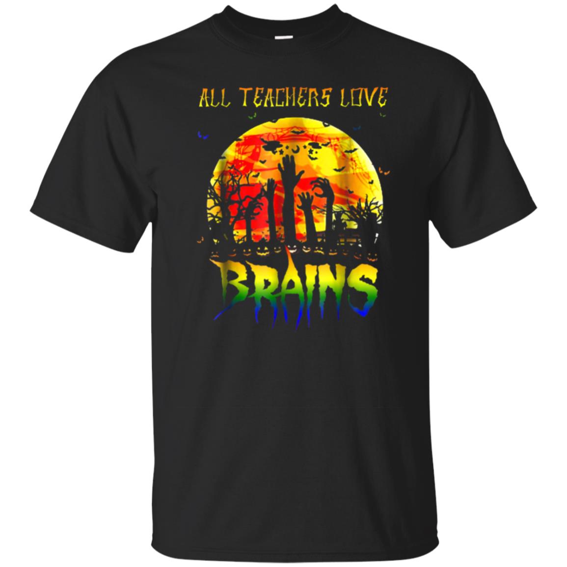 All Teas Love Brains Halloween T-shirt