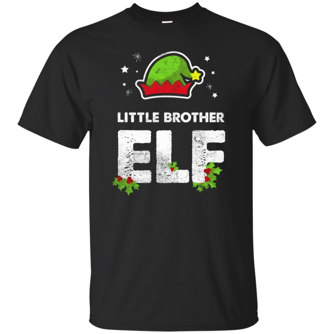 Little Brother Elf Matching Family Christmas Shirts