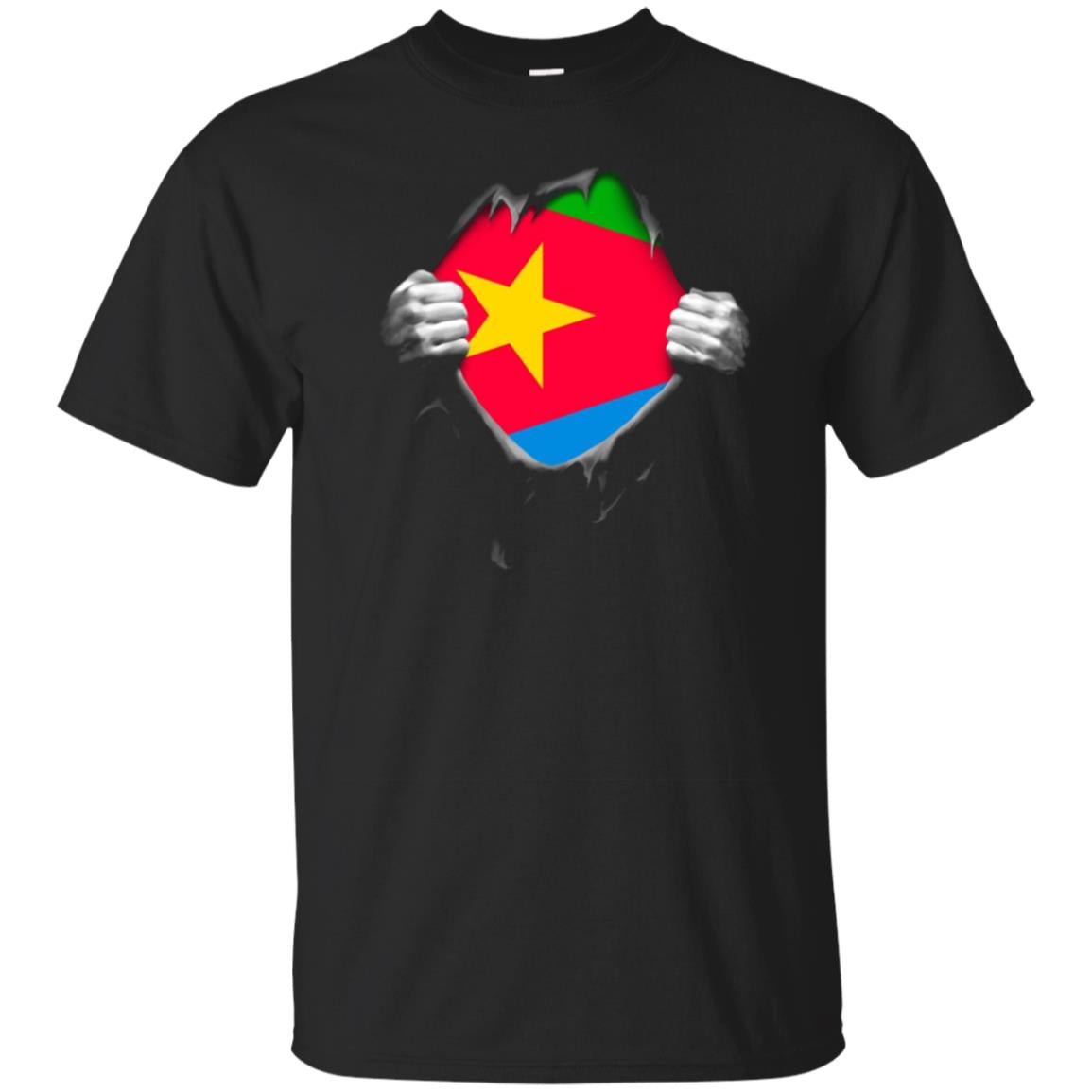 Eritrea National Flag T Shirt. Proud Eritrean Soccer Fan