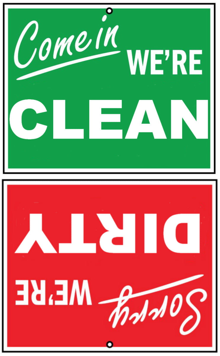 Dirty Clean Dishwasher Sign Printable