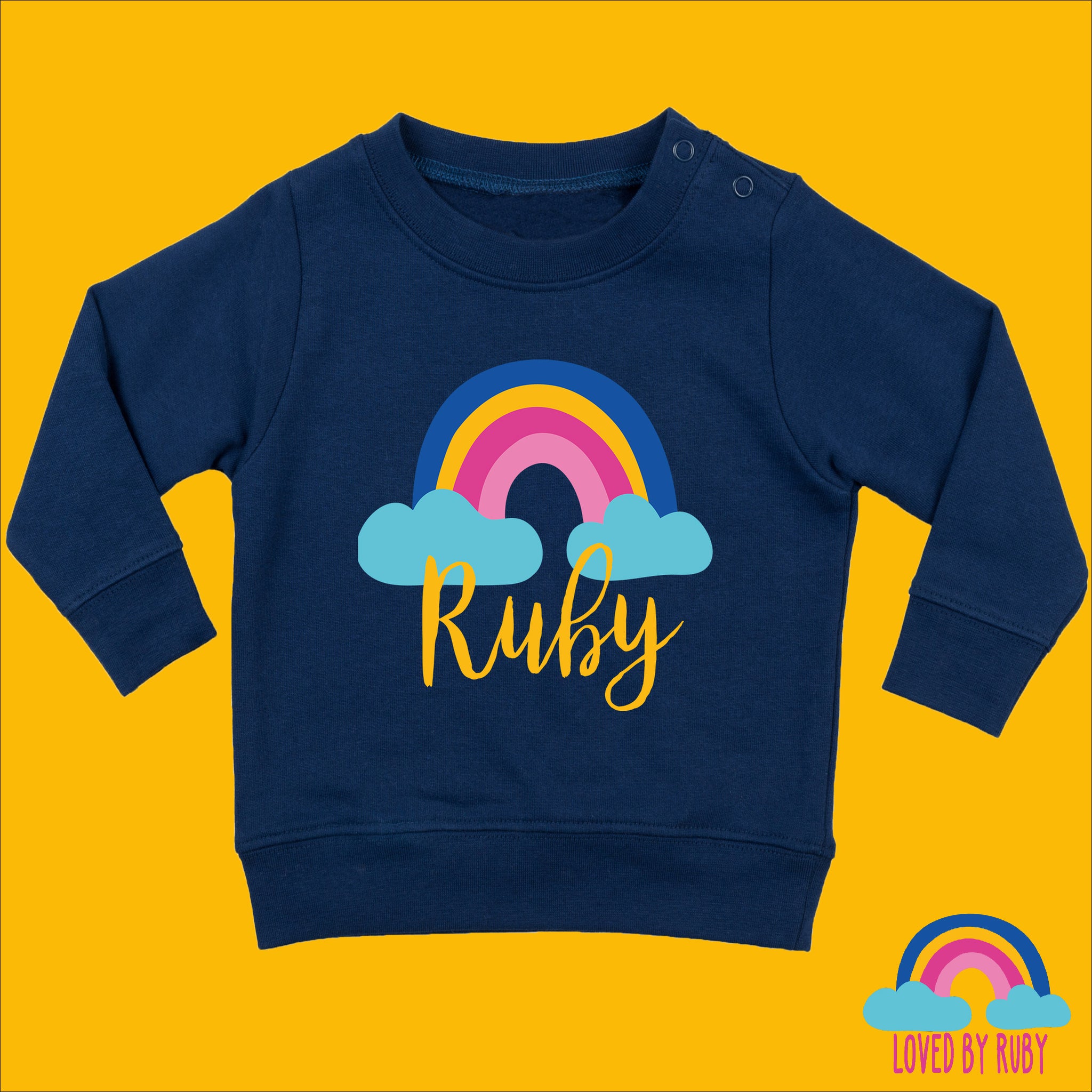 rainbow baby jumper