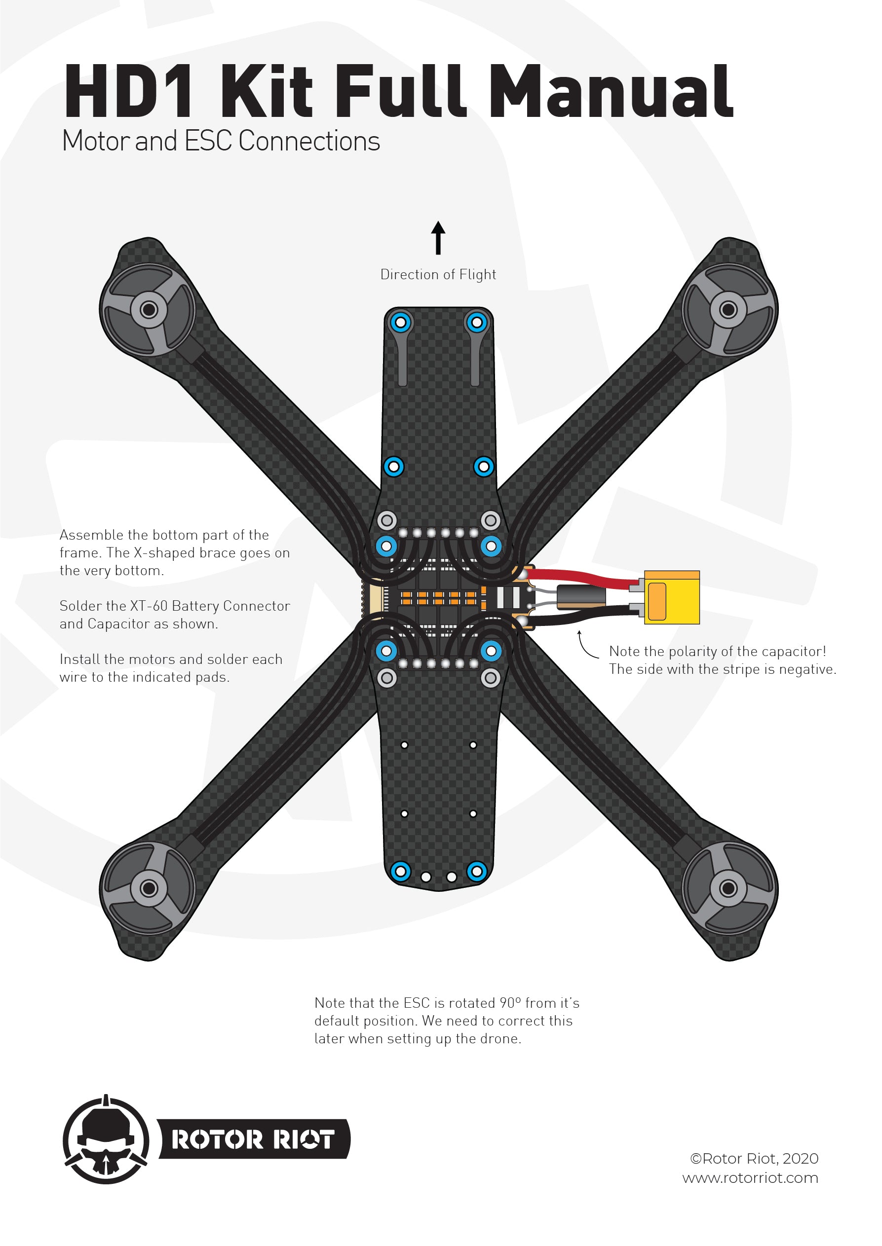 HD1 Kit full manual HD FPV drone