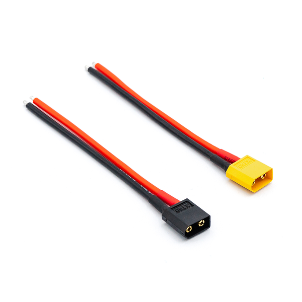 MEIRIYFA Câble adaptateur XT60 mâle vers XT30 femelle avec connecteur 16  AWG, mâle XT-60 vers femelle XT-30 – 13 cm