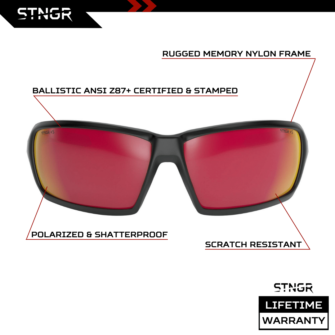 Ultra Durable Polarized Sunglasses | Rugged STNGR Ridge