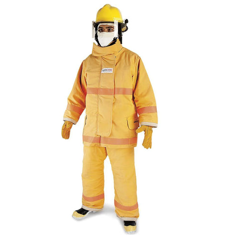 Traje de protección para bomberos vendido por Safety Depot.