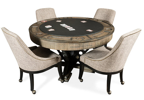 Poker table set modern