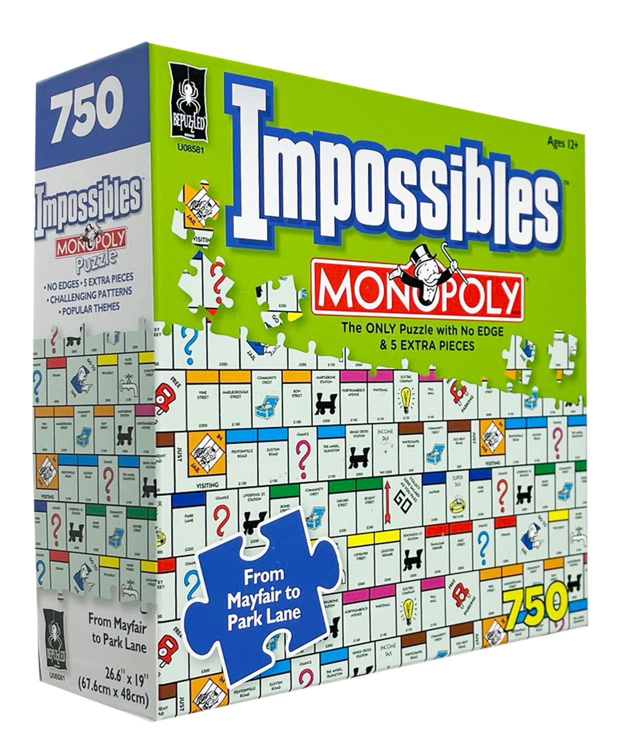 Impossibles Monopoly Jigsaw Puzzle (750 Pieces)#N# – PDK