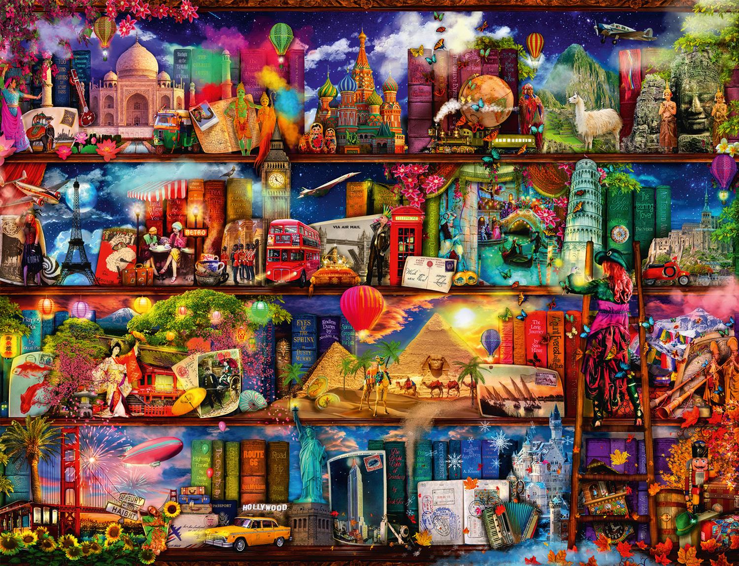 art travel puzzle