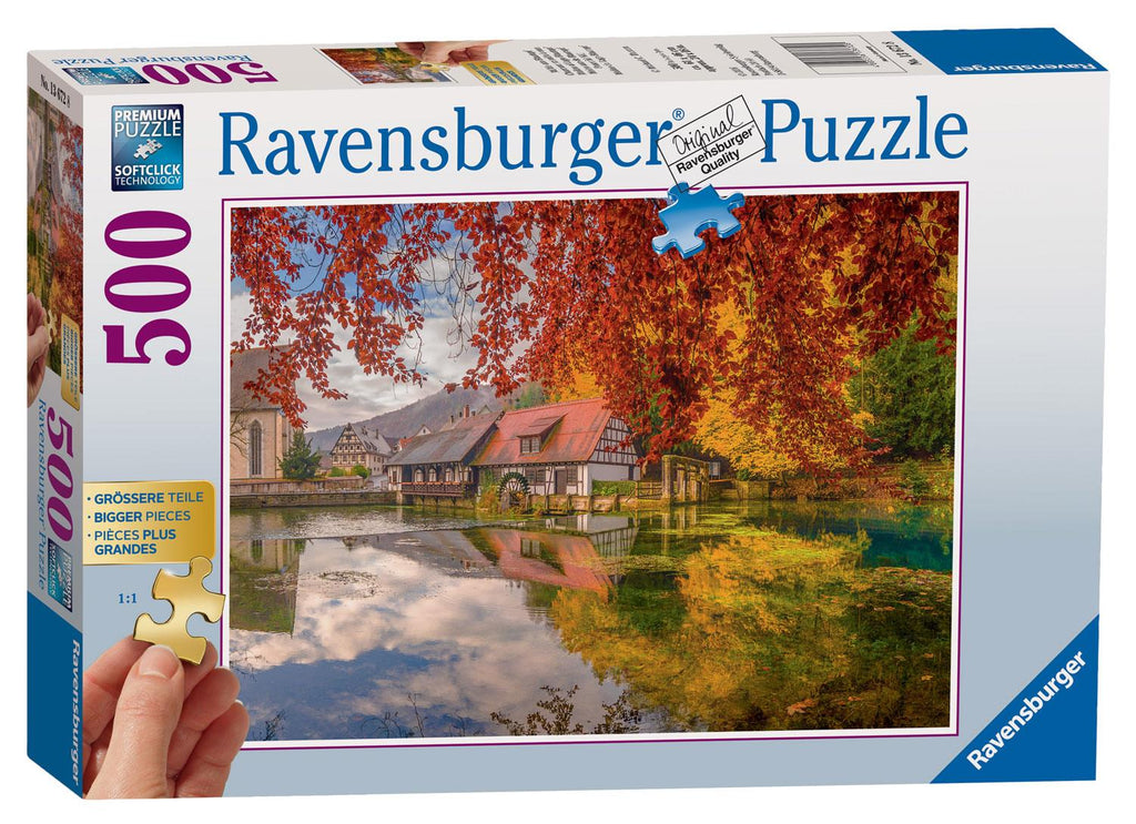 Ravensburger Peaceful Mill Jigsaw Puzzle 500 Extra Large Xl Pieces Pdk 