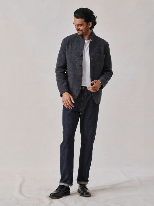 Charcoal Felted Chore Coat - Buck Mason- Modern American Classics