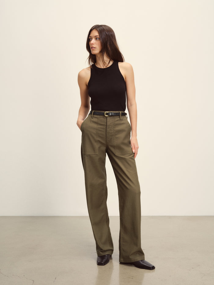 View of the Juniper Reverse Sateen Fatigue Pant