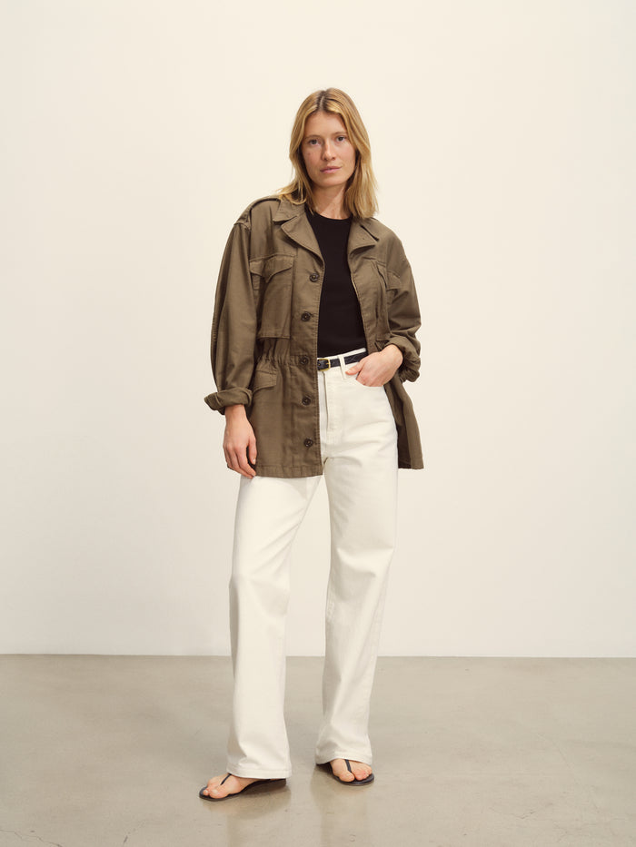 View of the Juniper Reverse Sateen Field Jacket