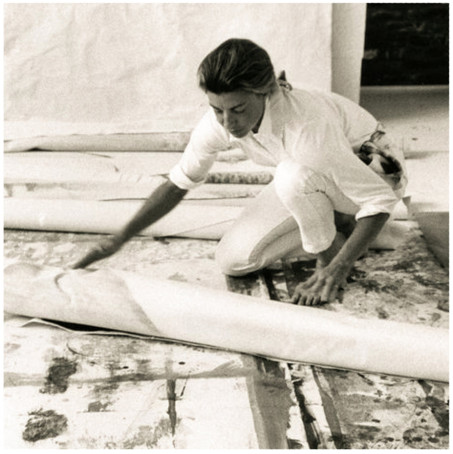 Helen Frankenthaler by Alexander Liberman/The Getty Research Institute