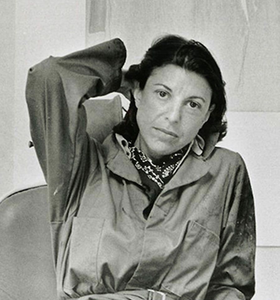 Helen Frankenthaler in the studio at Tyler Graphics Ltd., Bedford Village, New York, 1977 Lindsay Green