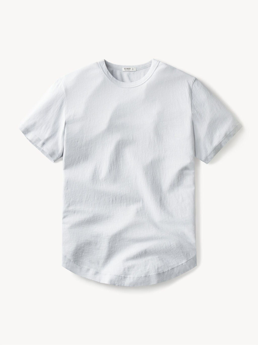 Mist Costa Curved Hem Tee - Buck Mason- Modern American Classics