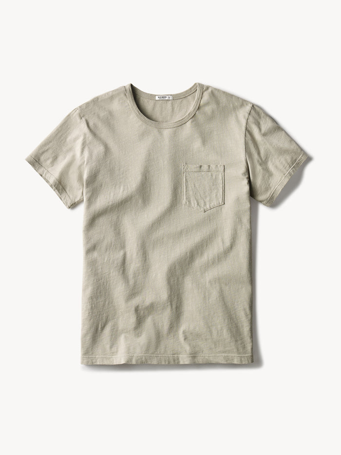 Concrete Slub Classic Pocket Tee - Product Flat