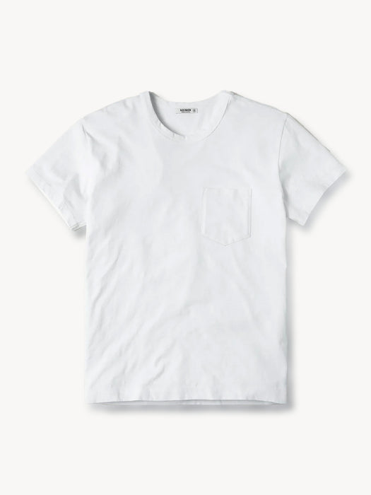 White Slub Classic Pocket Tee - Buck Mason- Modern American Classics