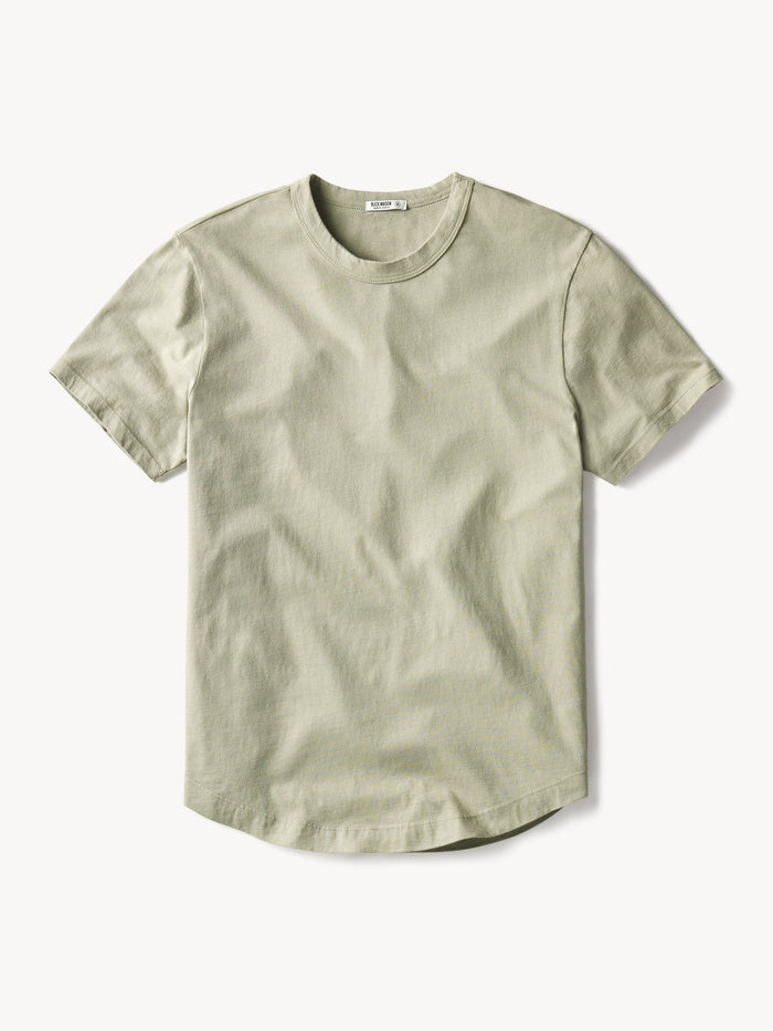 Courtyard Pima Curved Hem Tee - Product Flat