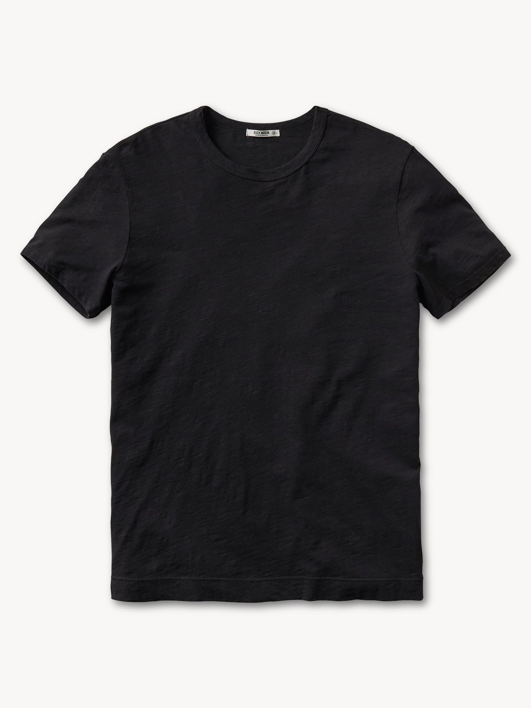 Black Slub Classic Tee - Buck Mason- Modern American Classics