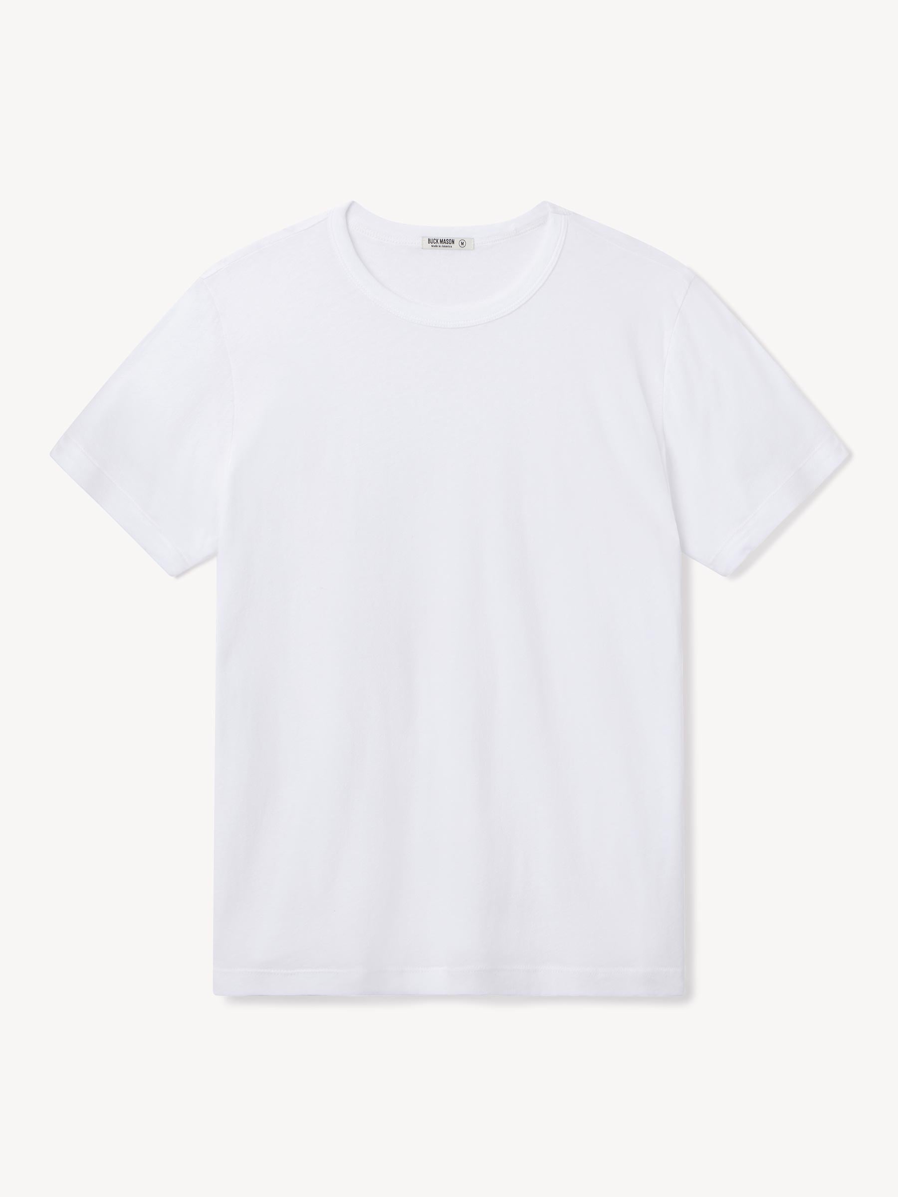 White Costa Classic Tee - Buck Mason- Modern American Classics