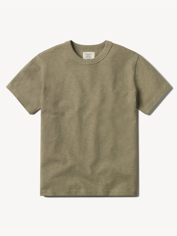 Dark Lemongrass Field-Spec Cotton Heavy Tee - Product Flat