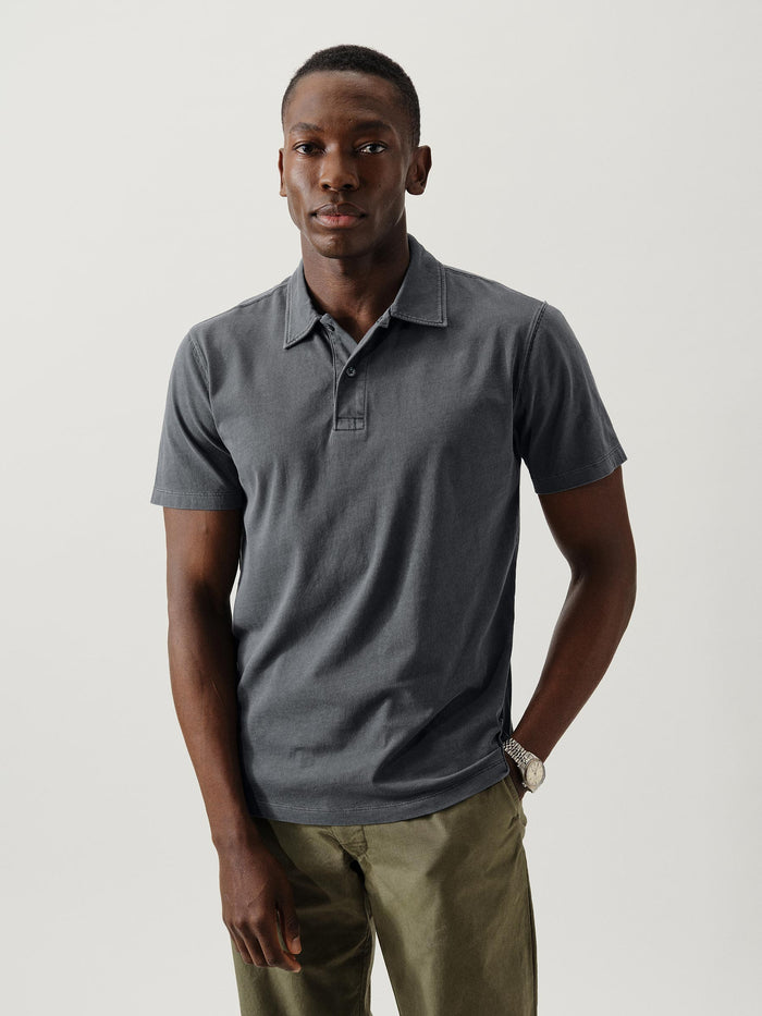 View of the Anchor Venice Wash Sueded Cotton Polo