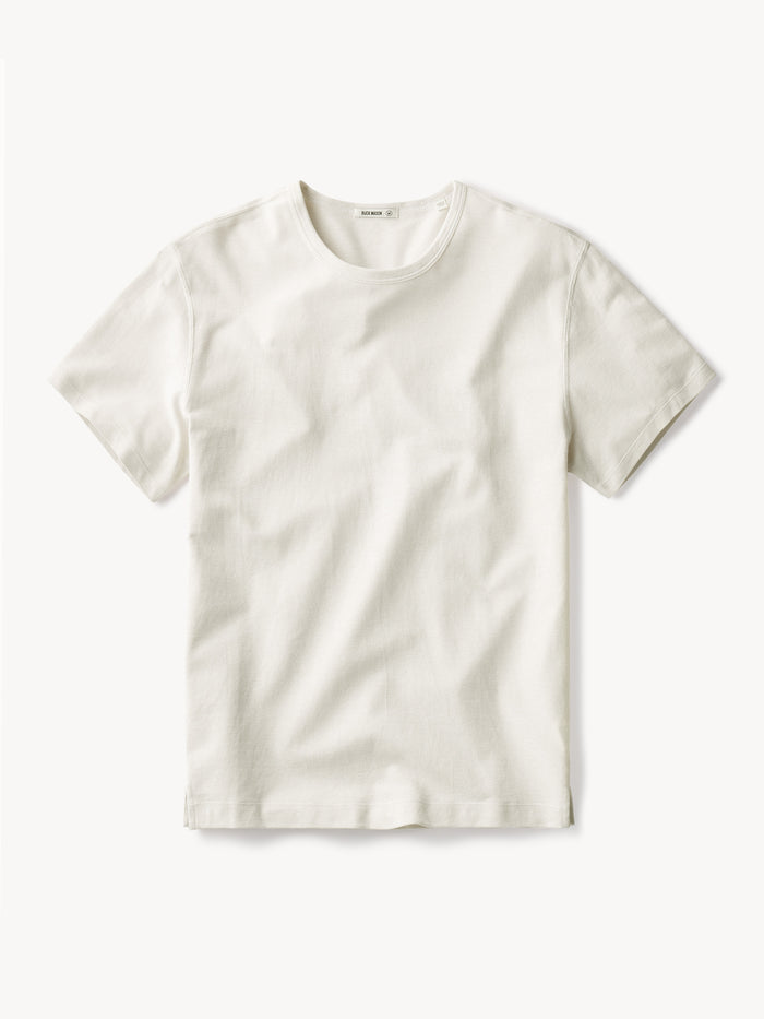 Natural Linen Pique Classic Tee - Product Flat